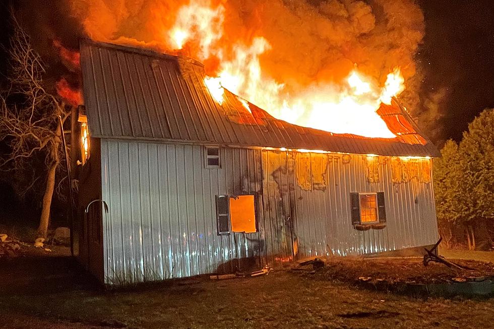 Barn Wiped Out by Fire in Rural NW Rochester