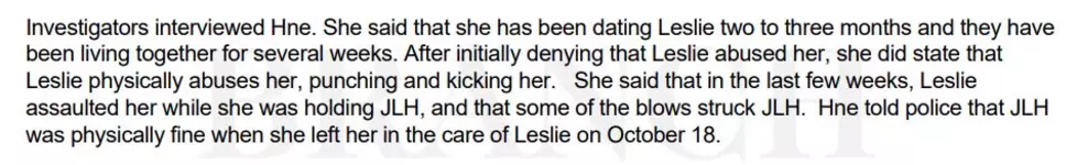 Terrance Leslie criminal complaint - Ramsey County Court