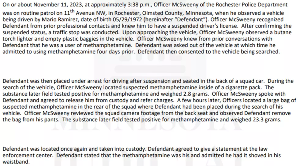 Ramirez complaint. Olmsted County Court