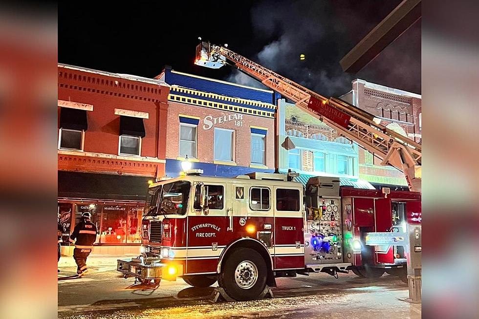 Historic Building in Minnesota Community's Downtown Catches Fire