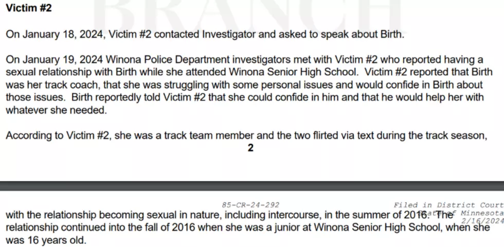 Birth complaint. Winona County Court