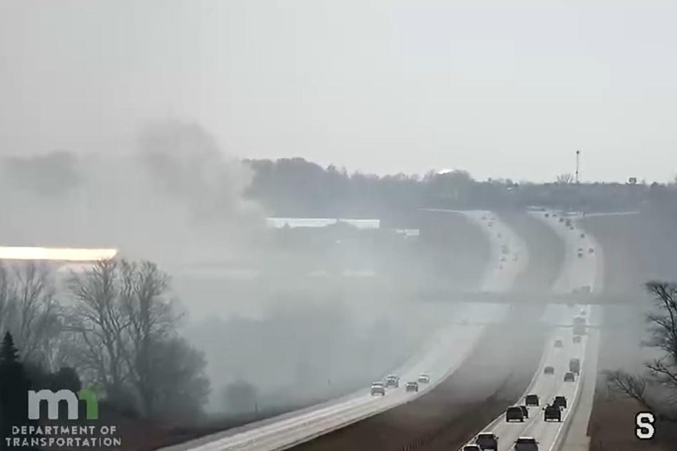Developing: Fire Sends Large Smoke Cloud Onto Rochester Freeway