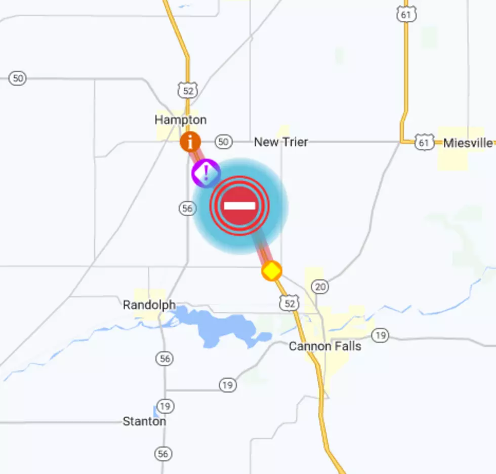 Hwy. 52 closure during Monday's deadly crash. The closure has ended. MnDOT