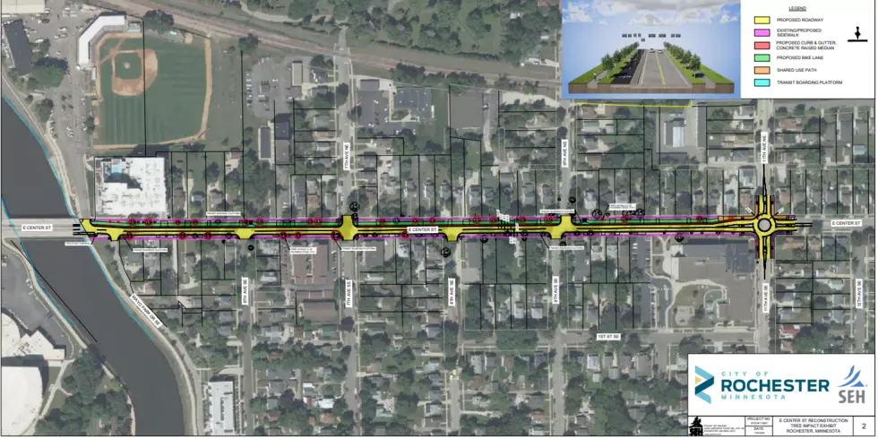 East Center Street redesign project rochester mn