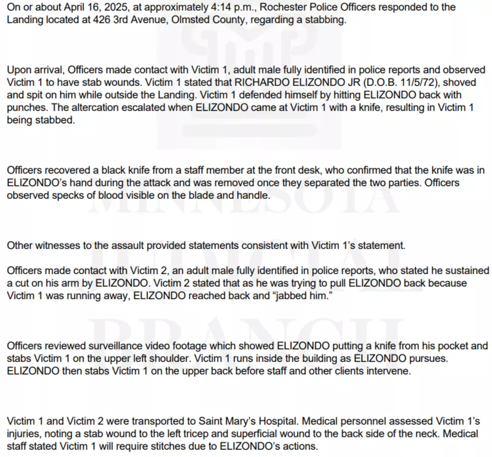 Elizondo complaint. Olmsted County Court