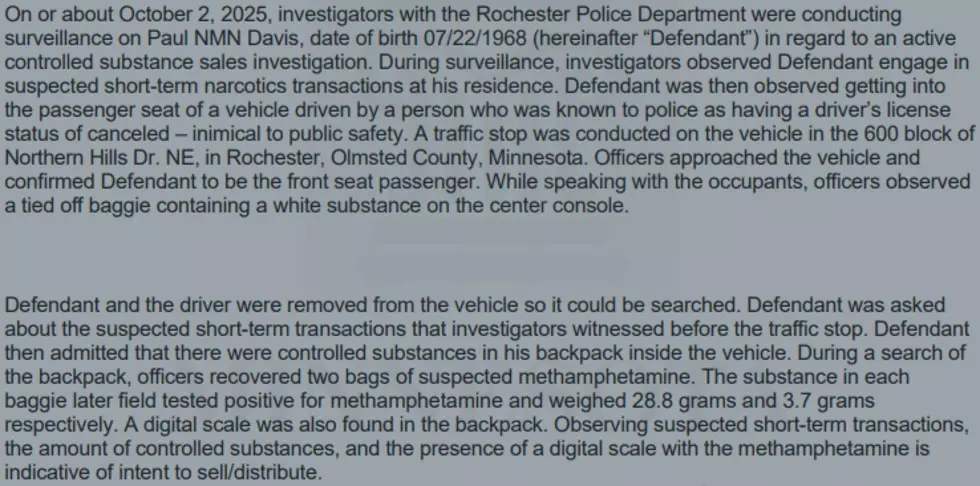 Davis complaint. Olmsted County Court