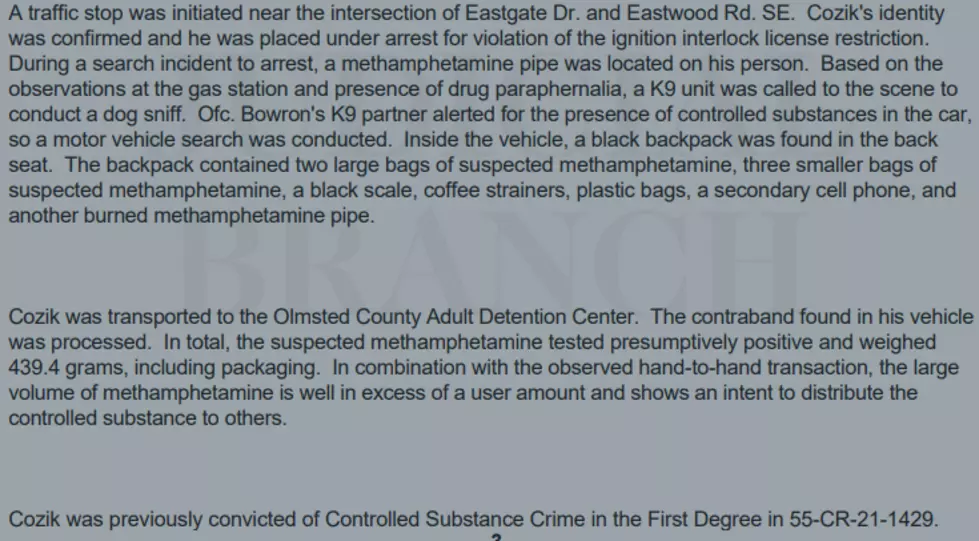 Cozik complaint. Olmsted County Court