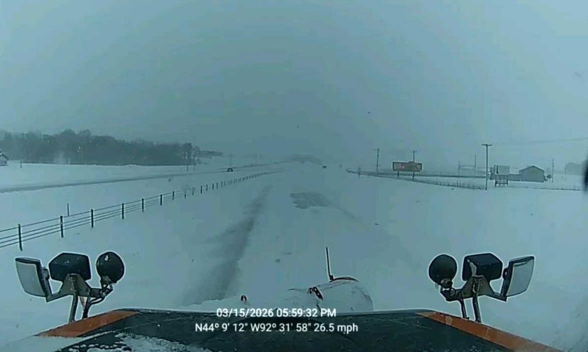 I-90 Now Closed West of Albert Lea - No Travel Advised in SE MN