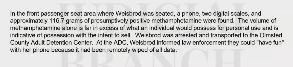 Weisbros criminal complaint - Olmsted County Court