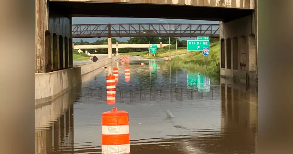 I-90 Reopens After Flooding Caused Closure, Multiple People in Their Homes in Adams and LeRoy Rescued