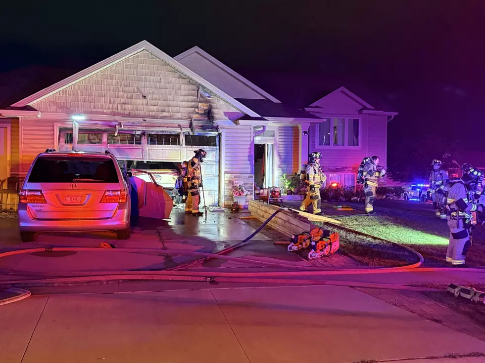 Fire Confined to Garage at NW Rochester Split-Level Home