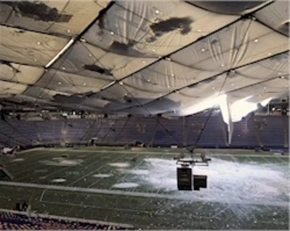 Metrodome Tours Offer Look At Roof Replacement