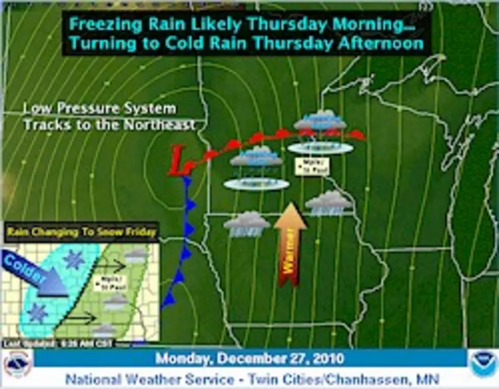 Freezing Rain, Snow Forecast To End Year In Minnesota