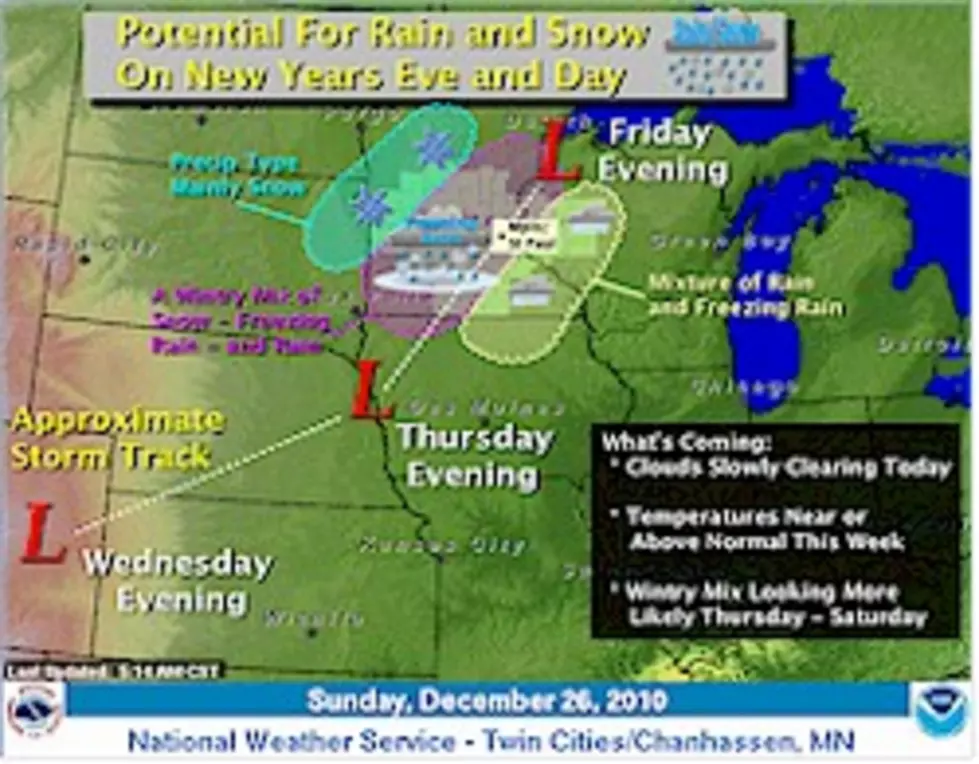 Ice And Snow Heading For Minnesota