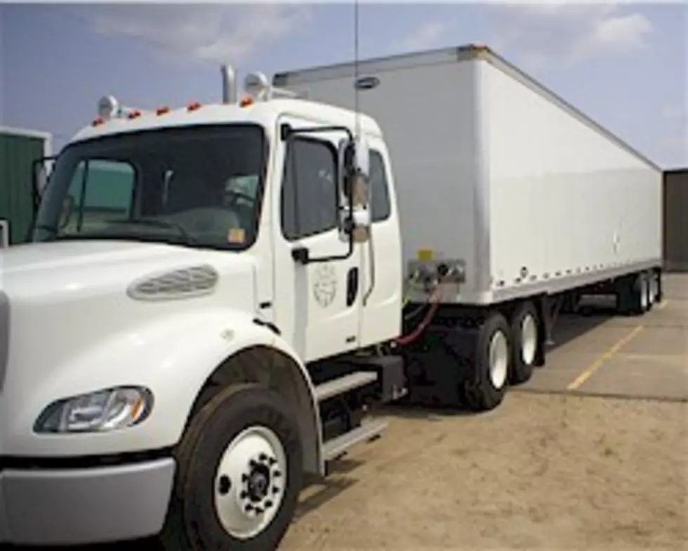 Hazardous Waste Truck Stopping In Holdingford