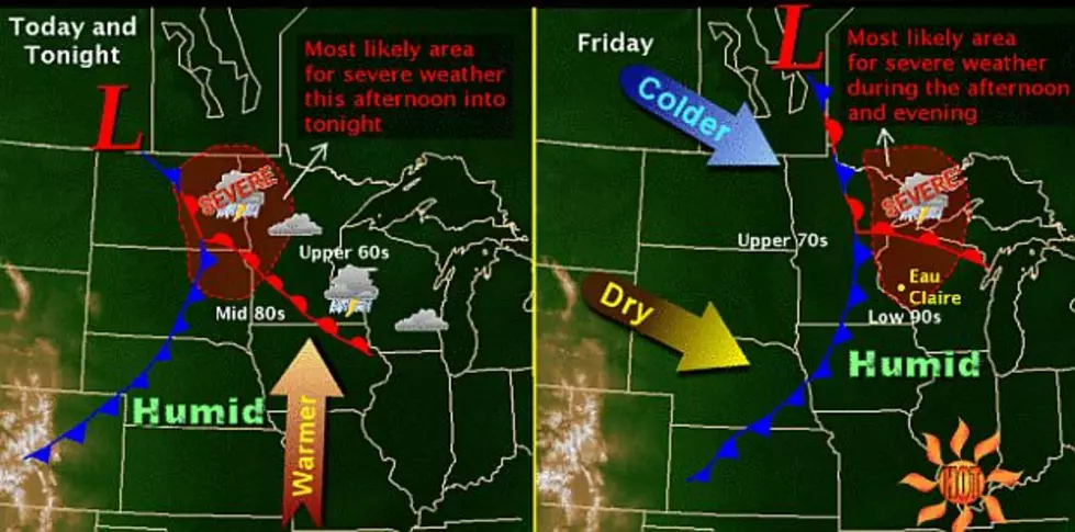 Showers, Storms Possible In Central Minnesota Today, Tomorrow