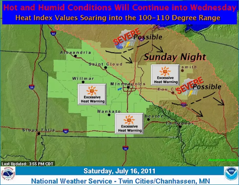 Expect Strong to Severe Storms On Top of Heat, Humidity