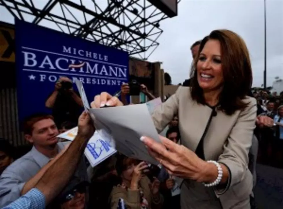 Occupy Wall Street Crowd Disrupts Bachmann Speech