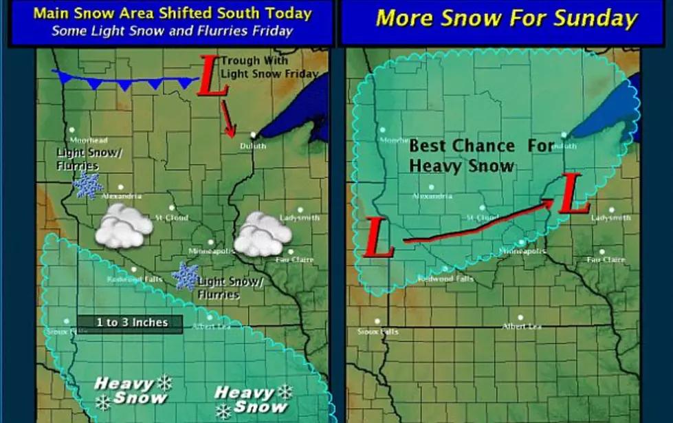 A Near Miss for Snow Today, But Snow Possible Sunday