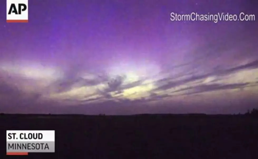 Raw Video: St. Cloud Aurora Borealis in Time-Lapse