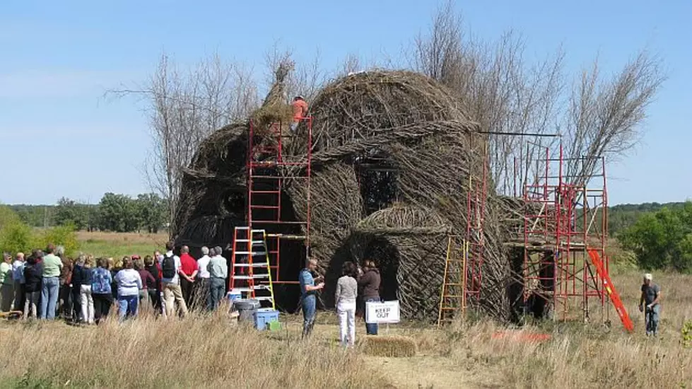 Chapel of Sticks Going up at St. John’s [AUDIO]