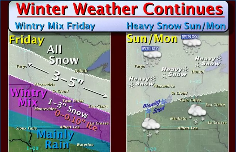 UPDATE: Winter Weather Advisory Friday Morning Through Saturday Morning