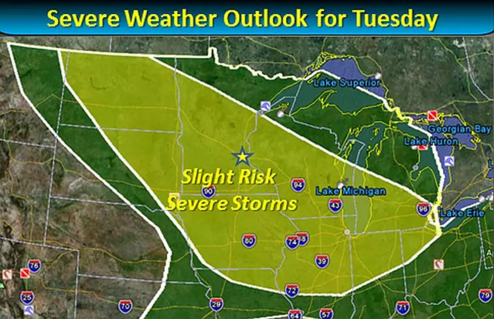 Strong Storms Possible Again Tuesday