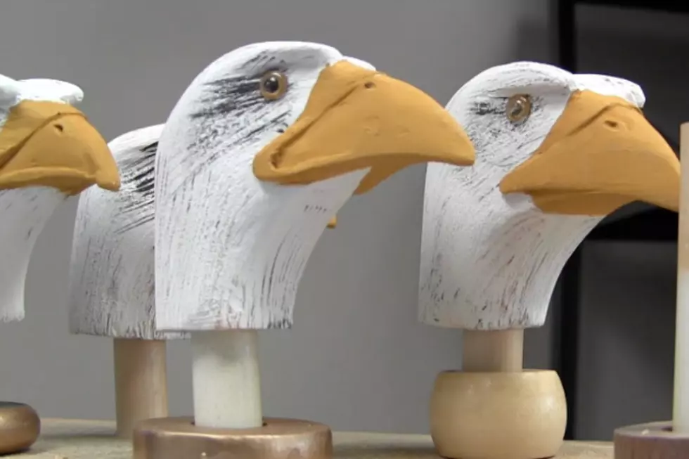 Buffalo Man Makes Eagle Head Canes For Veterans [VIDEO]