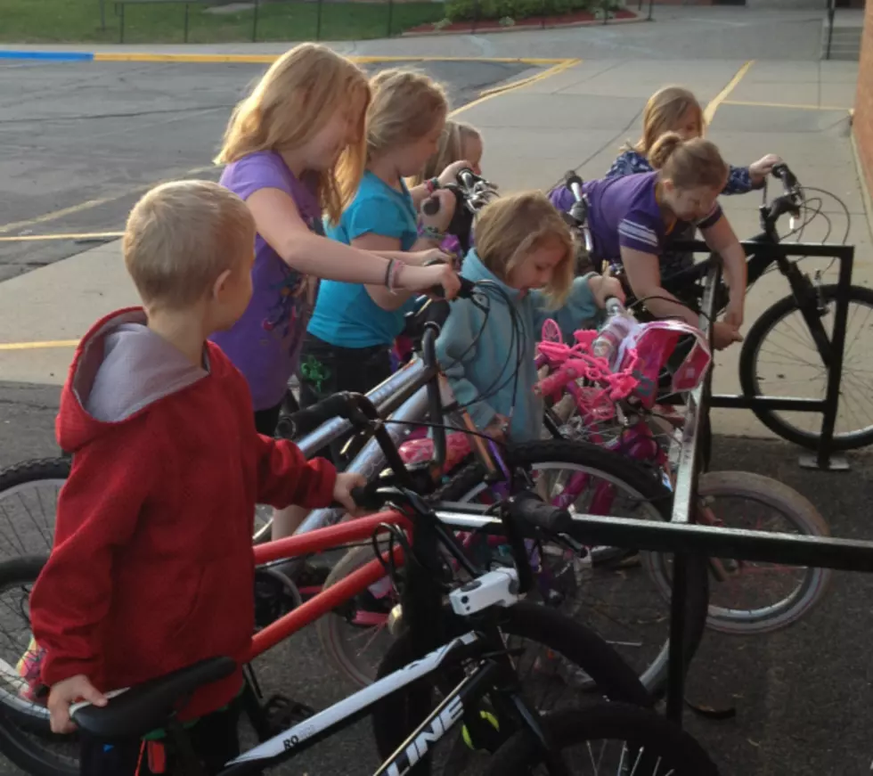 Students Participate In National Bike/Walk To School Day [AUDIO]