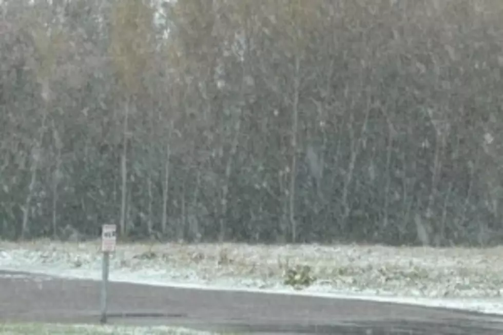 Measurable Snow, Rain Fell in Central Minnesota On Sunday