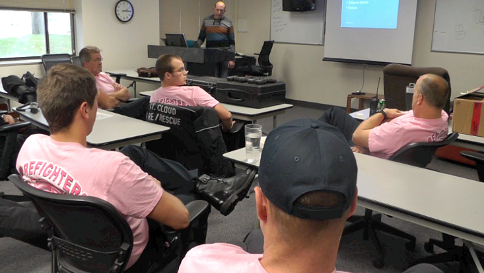 St. Cloud Firefighters “Go Pink” For Breast Cancer Awareness [AUDIO,VIDEO]