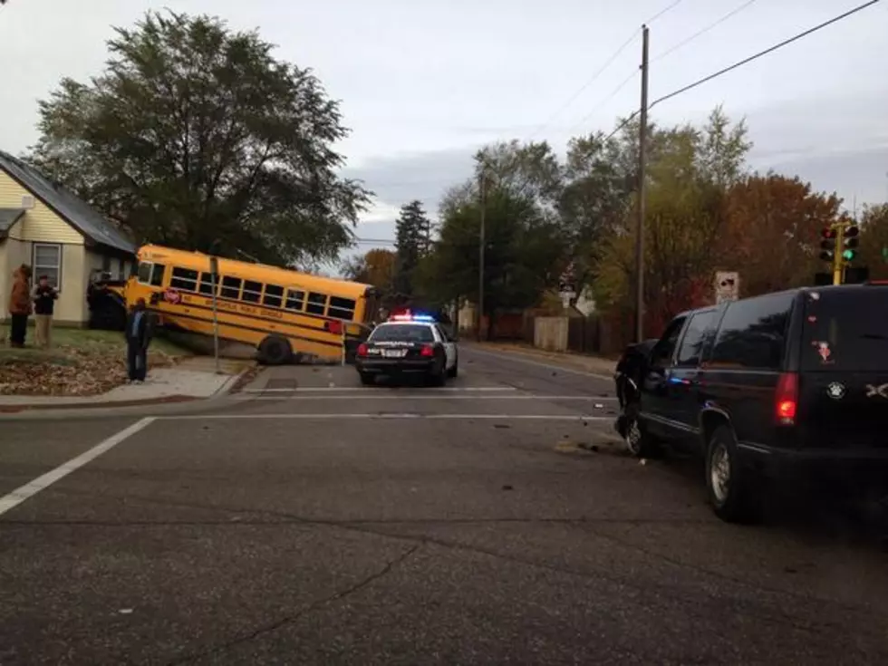 SUV Crash Sends Minneapolis Bus Crashing Into House