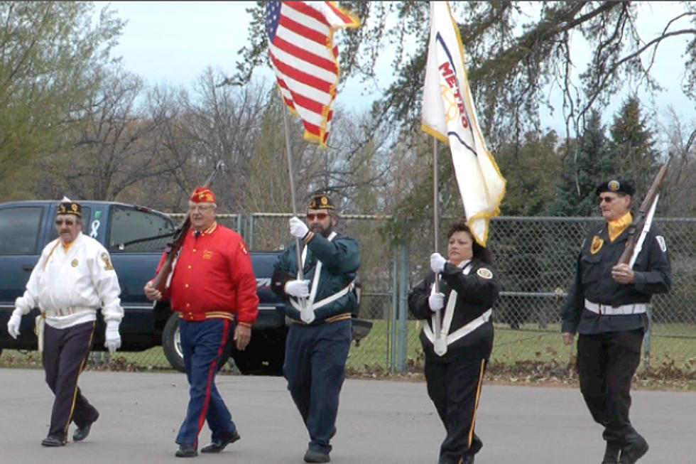 Hundreds Take Part in Veterans Day Parade [VIDEO]