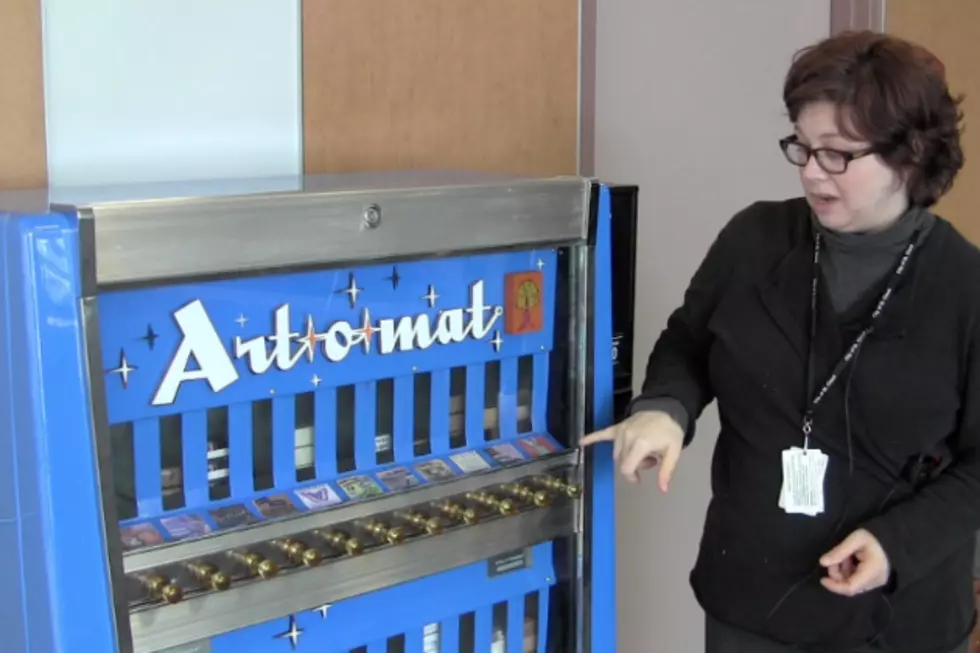 Cigarette Machine Transformed To Vend Artwork [VIDEO]