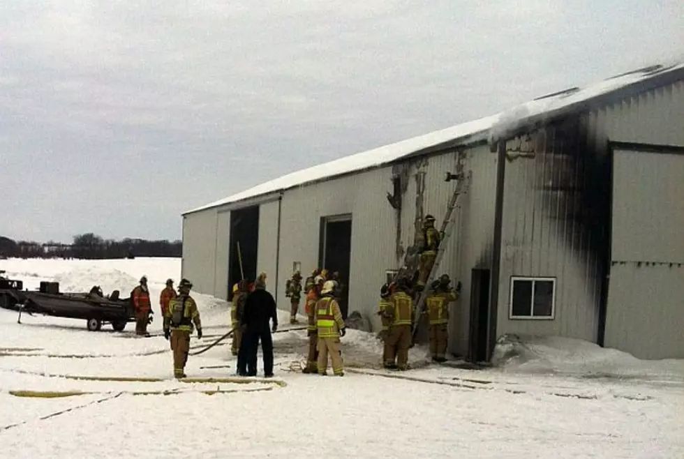 Fire Crews Called To A Shed Fire In Albany Township [VIDEO]
