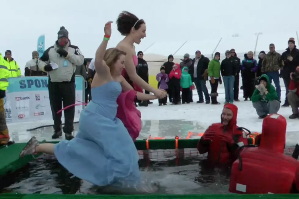 Teams Jump Into Ice Cold Water For Good Cause During St. Cloud Polar Bear Plunge [VIDEO]