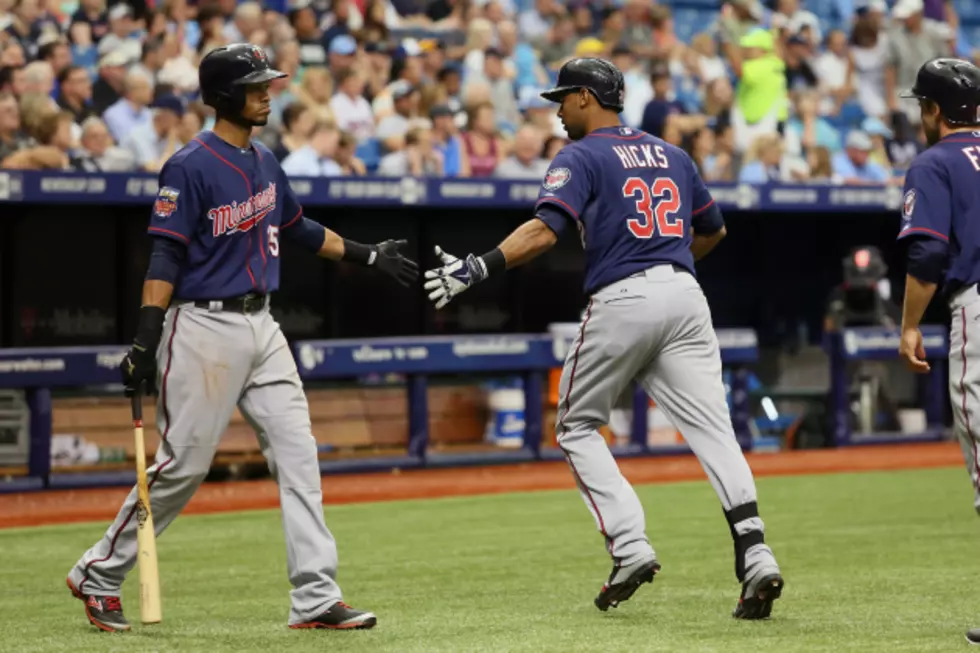 Hicks Homers, Twins Beat Rays 9-7