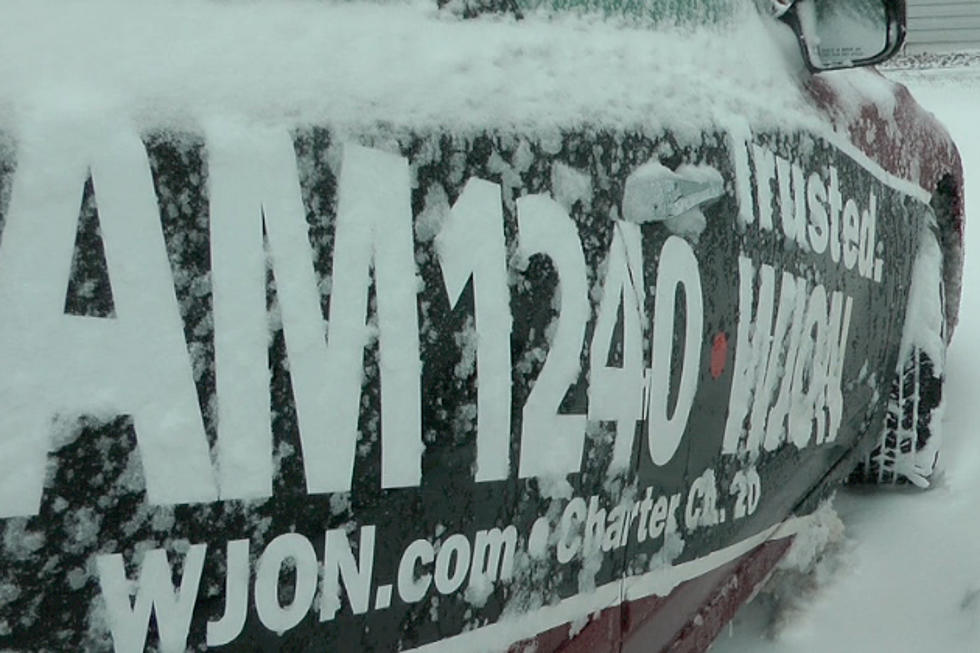 April Snowstorm Continues in Central Minnesota [VIDEO]
