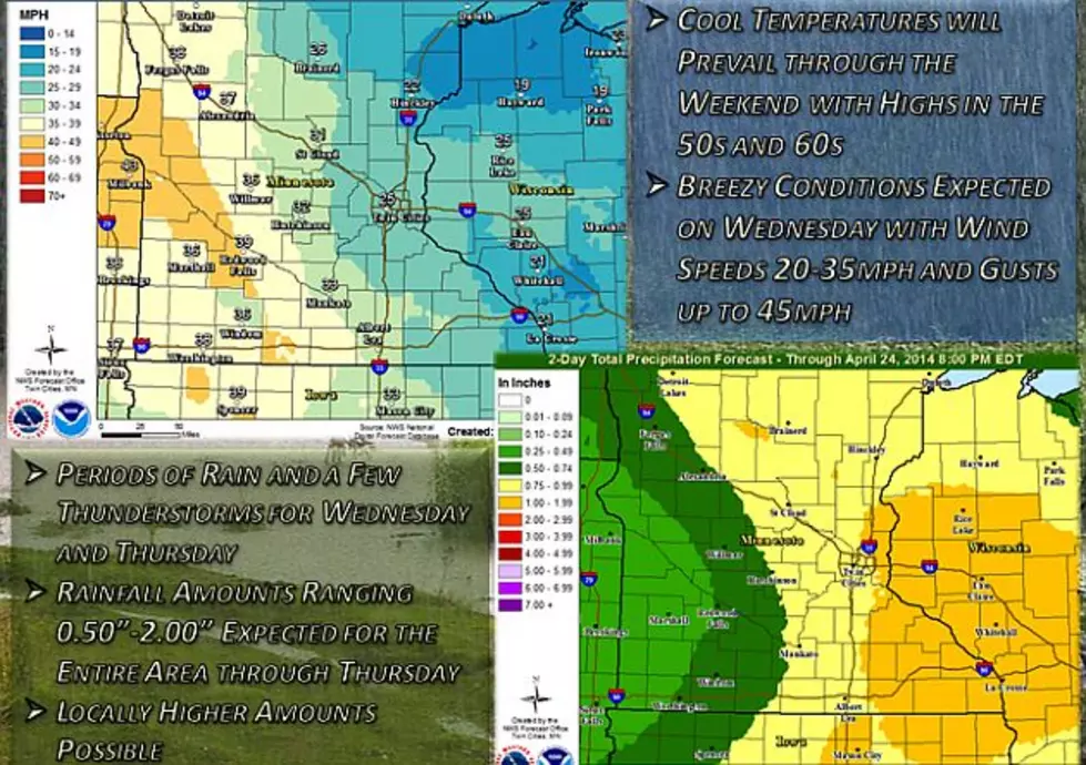 Heavy Rain Expected For Much Of Minnesota