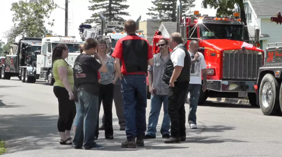 Tow Truck Procession For St. Cloud Man Killed On Job [VIDEO]
