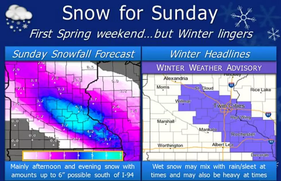 Stearns, Sherburne Counties Included in Winter Weather Advisory