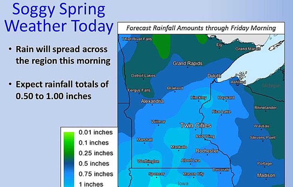 UPDATE: Rain Possible for Much of Minnesota Today