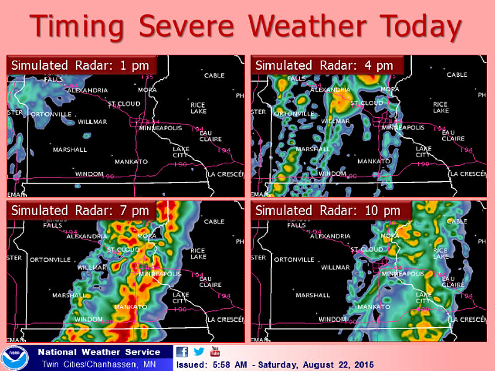Good Chance For Severe Weather in Central Minnesota Saturday