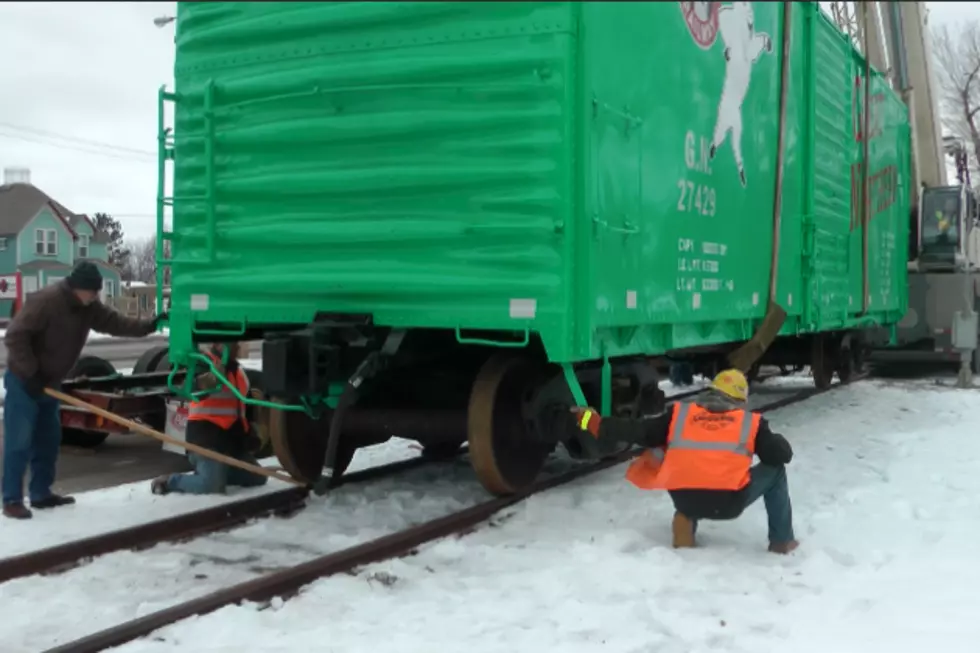 75-Year-Old Waite Park Boxcar Comes Home to Join Train Display [VIDEO]