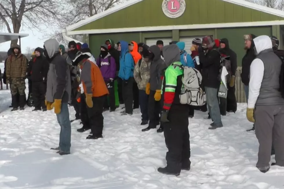 Disc Golfers Compete in Sub-Zero Weather For Charity [VIDEO]