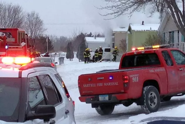 Sartell Fire Crews Respond To Mobile Home Fire