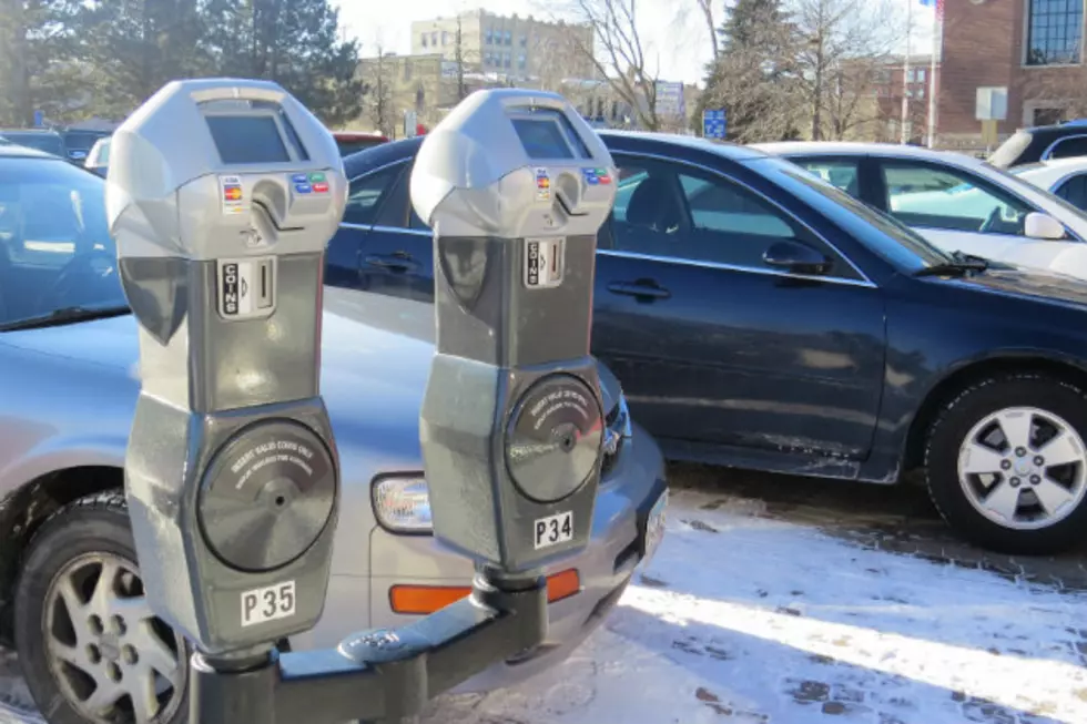 New Parking Meters Installed Outside Stearns Courthouse