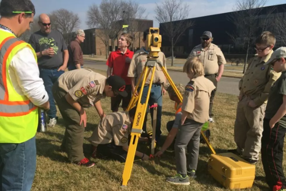 SCTCC Instructors Teach Boy Scouts The Basics of Land Surveying