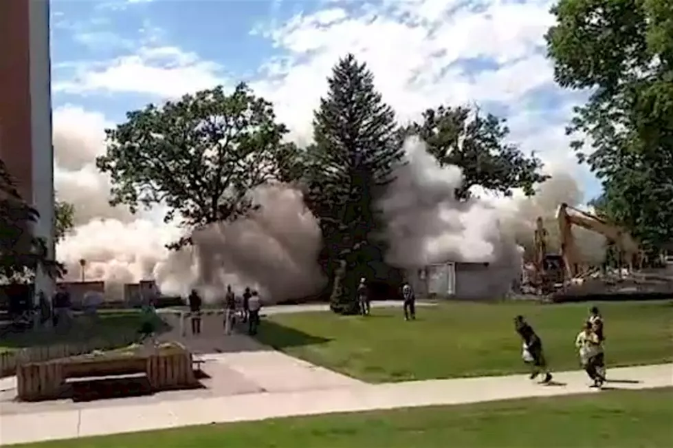 St. Cloud State University’s Holes Hall Residence Hall Comes Tumbling Down [VIDEO]