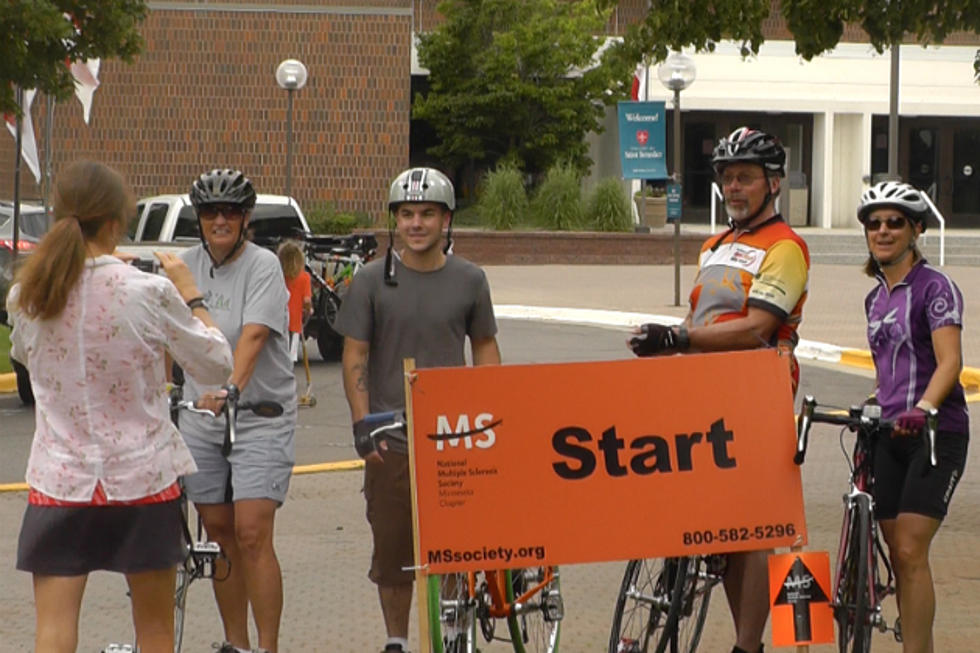 Despite Heat, Hundreds Of Cyclists Take Off For Bike MS: TRAM Ride [VIDEO]
